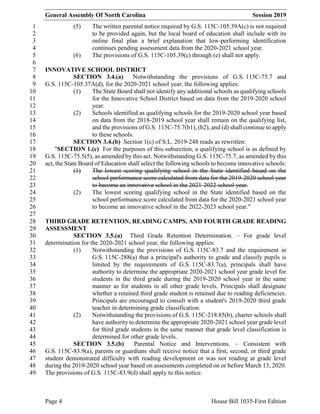 General Assembly Of North Carolina Session 2019
Page 4 House Bill 1035-First Edition
(5) The written parental notice requi...