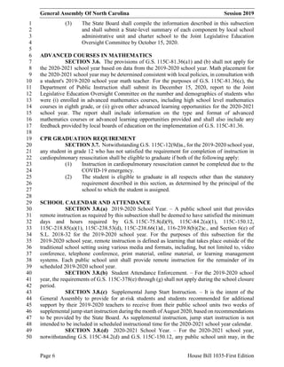 General Assembly Of North Carolina Session 2019
Page 6 House Bill 1035-First Edition
(3) The State Board shall compile the...