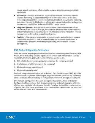 Configuration Compliance For Storage, Network & Server | PDF