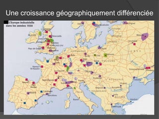 Une croissance géographiquement différenciée
 