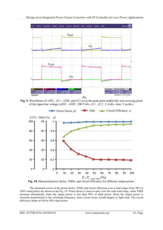 Design of an Integrated Power Factor Converter with PI Controller for ...