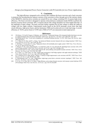 Design of an Integrated Power Factor Converter with PI Controller for ...