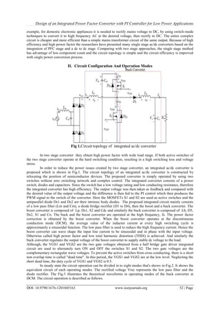 Design of an Integrated Power Factor Converter with PI Controller for ...