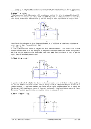 Design of an Integrated Power Factor Converter with PI Controller for ...