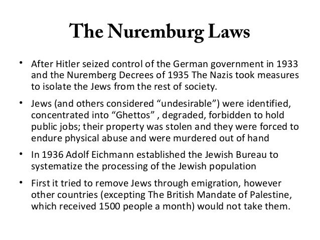 nuremberg laws against the jews Even people with jewish grandparents who had converted to christianity could be defined as jews the nuremberg laws of 1935 heralded a new wave of antisemitic. nuremberg laws against the jews Even people with jewish grandparents who had converted to christianity could be defined as jews the nuremberg laws of 1935 heralded a new wave of antisemitic.
