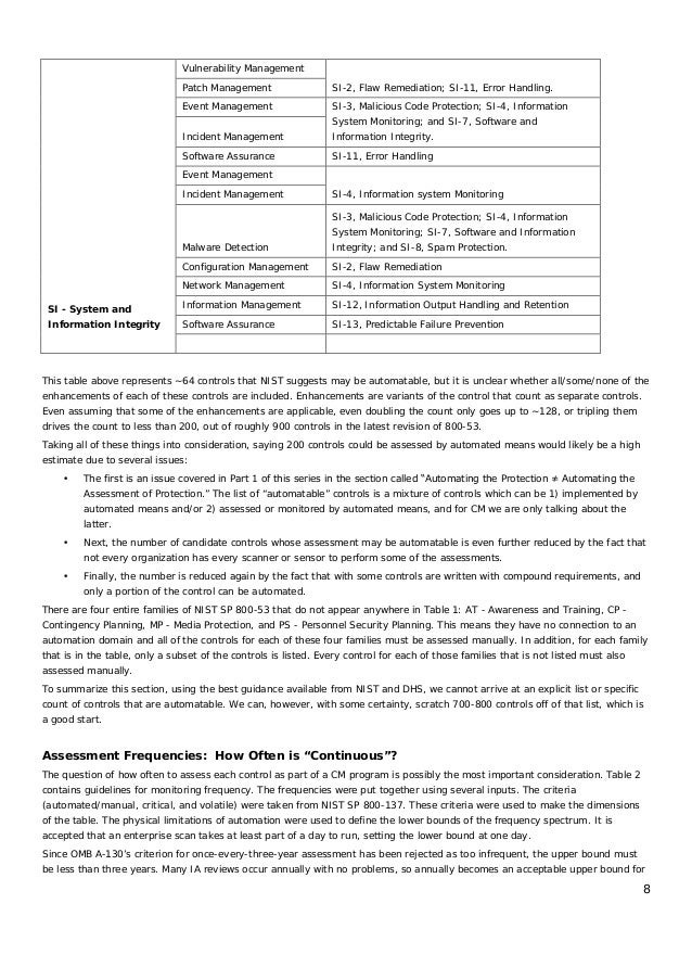 Continuous Monitoring Plan Template Continuous Monitoring Plan Template