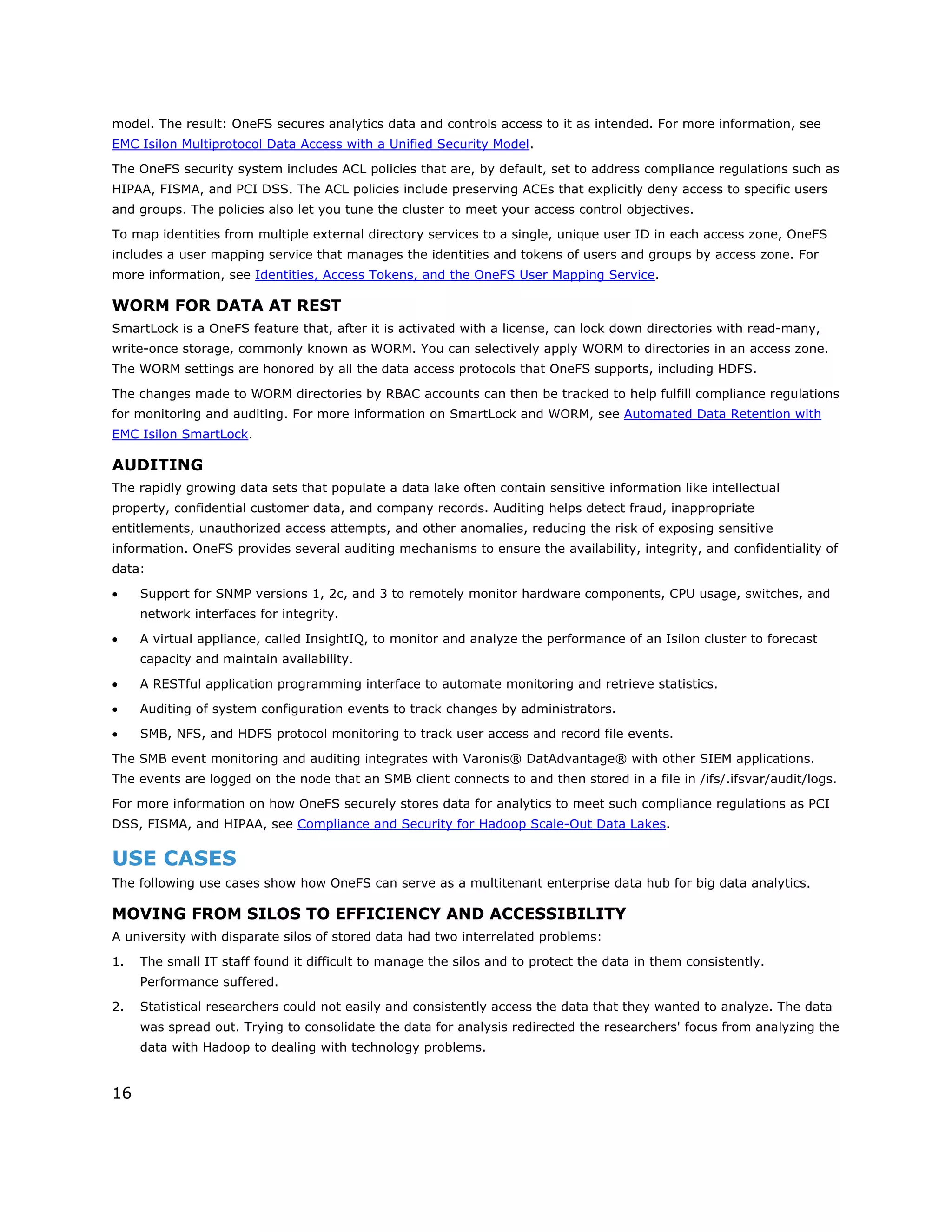 EMC Isilon Multitenancy for Hadoop Big Data Analytics | PDF