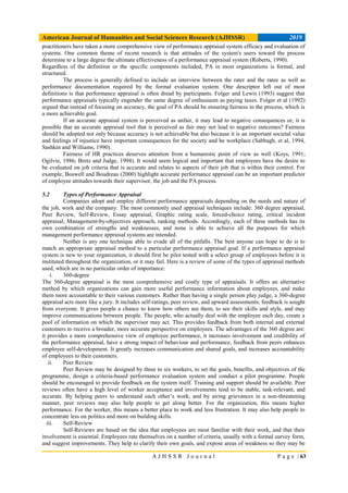 Analysing the Concept of Performance Appraisal System on Employees ...