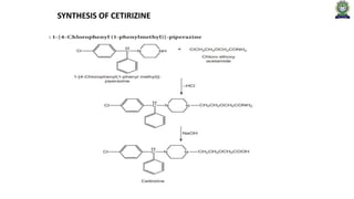 SYNTHESIS OF CETIRIZINE
 