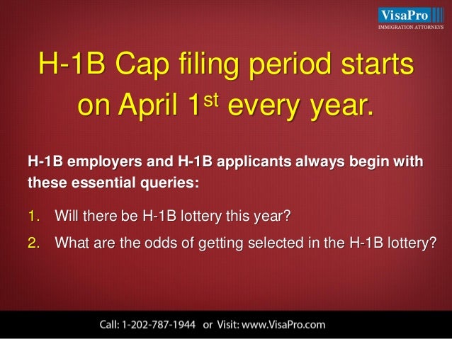 what is h1b visa lottery and how will it work in april 2016