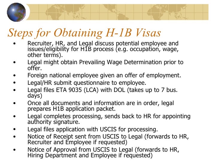 employment l) & visas (h 101 H1B