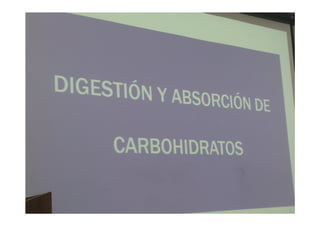 Diapositivas Bioquimica II segmento, I. Carbohidratos