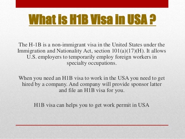what is h1b