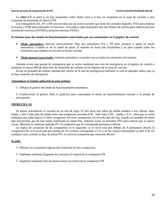 PLC: Control industrial distribuido GRAFCET