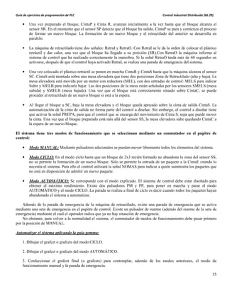 PLC: Control industrial distribuido GRAFCET