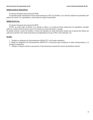 PLC: Control industrial distribuido GRAFCET