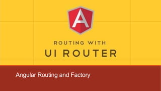 Single page applications with AngularJS | PPTX