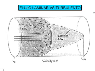 FLUJO LAMINAR VS TURBULENTO 
