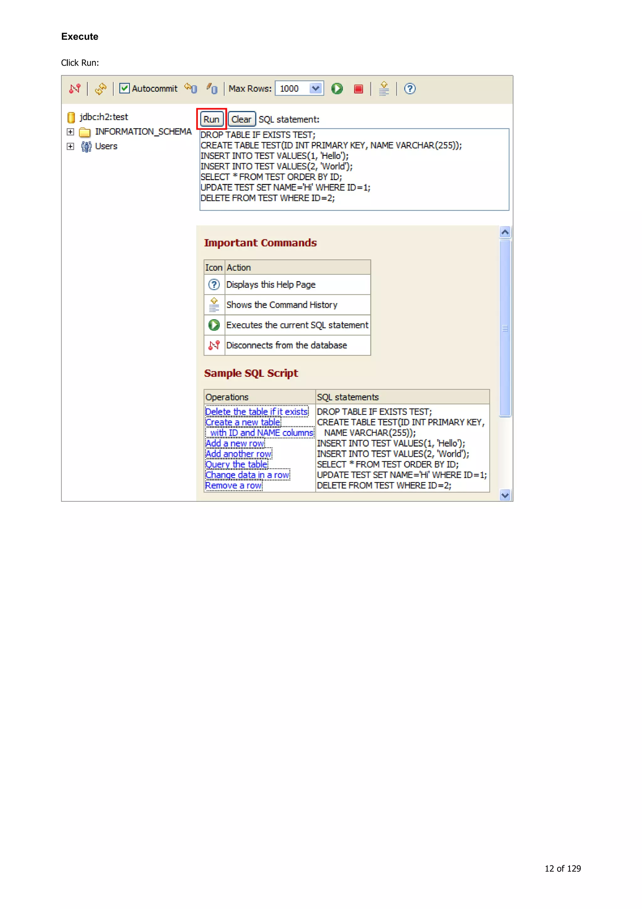 H2 Database New generation embeded database