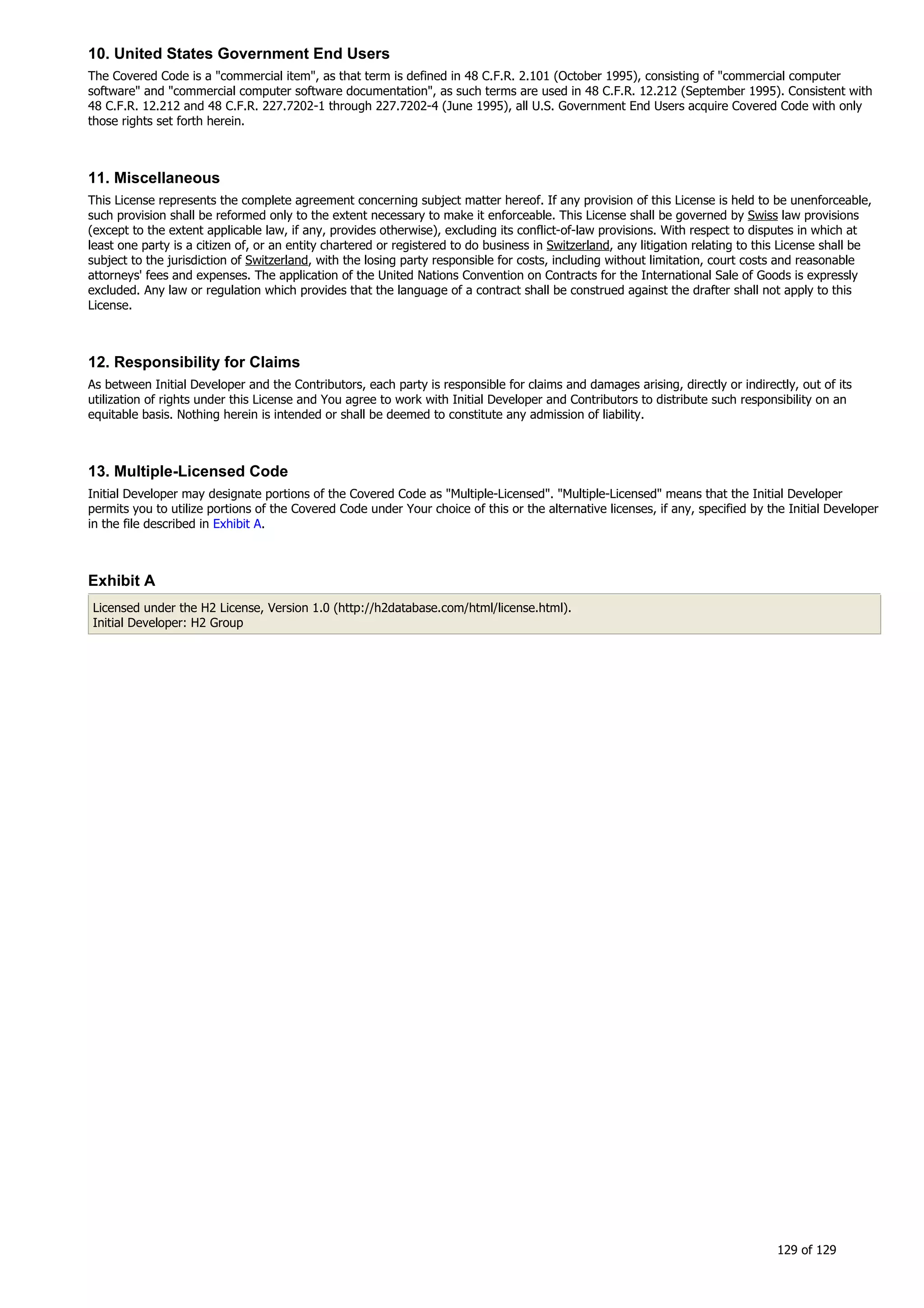 H2 Database New generation embeded database