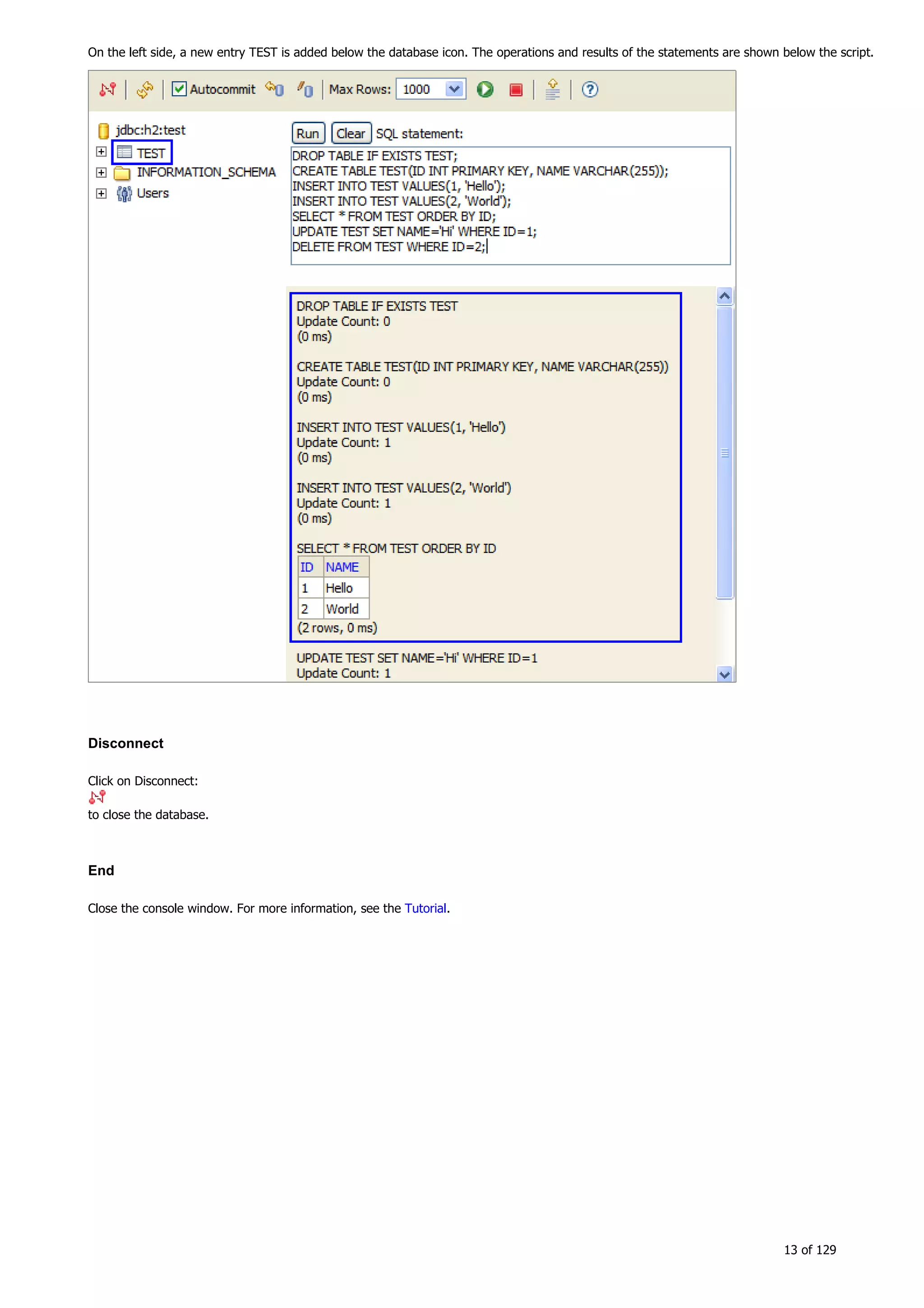H2 Database New generation embeded database