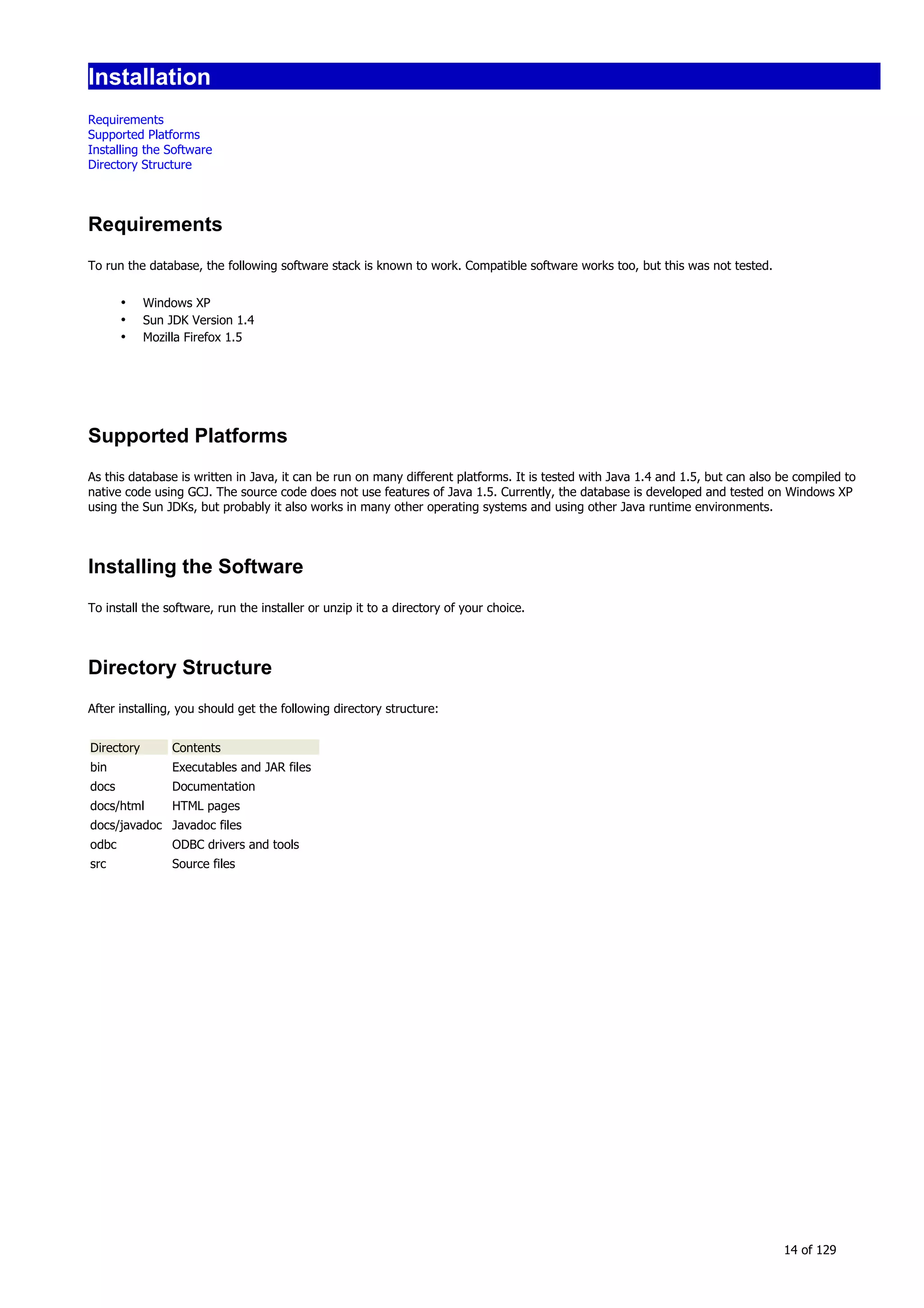 H2 Database New generation embeded database
