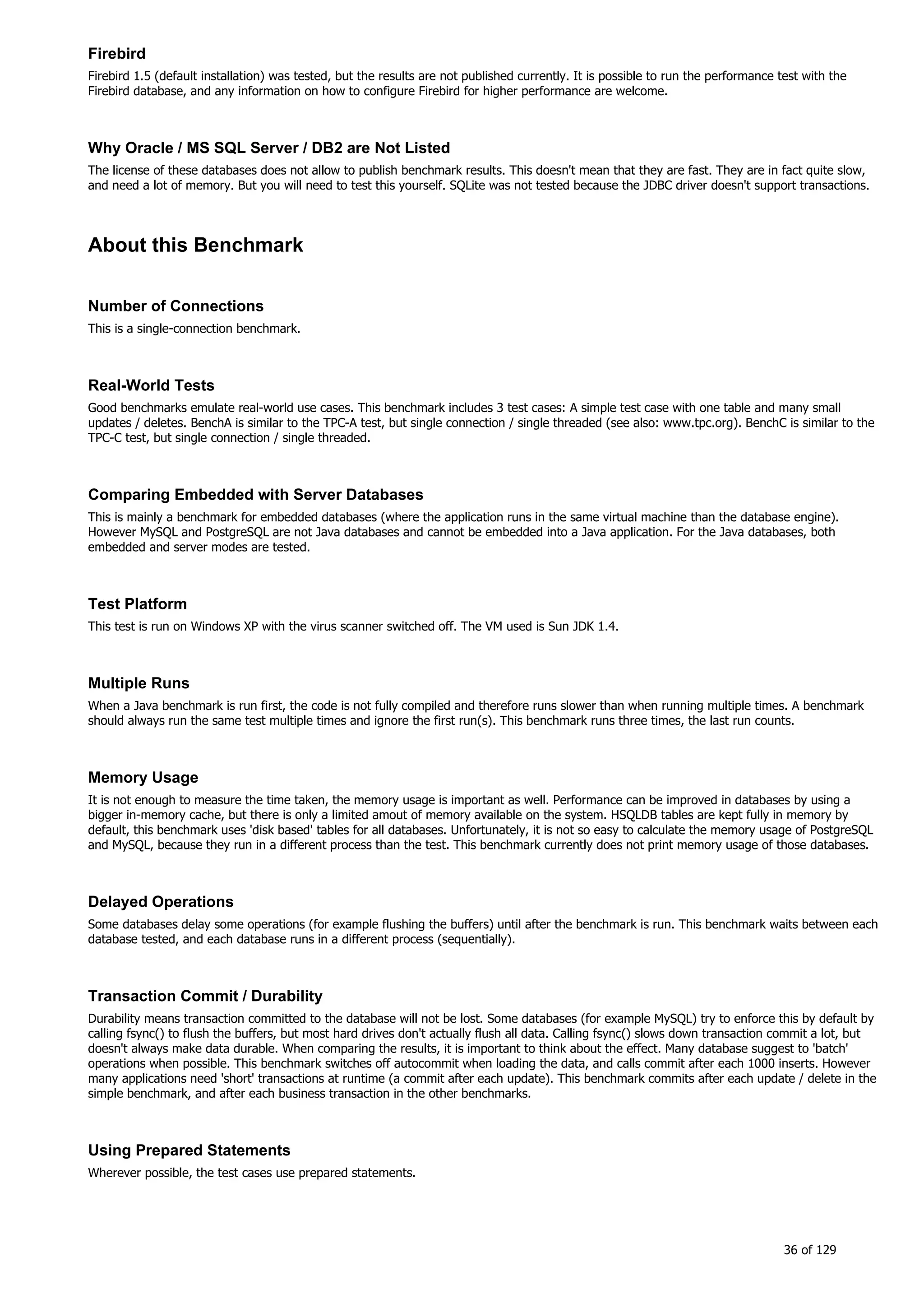 H2 Database New generation embeded database