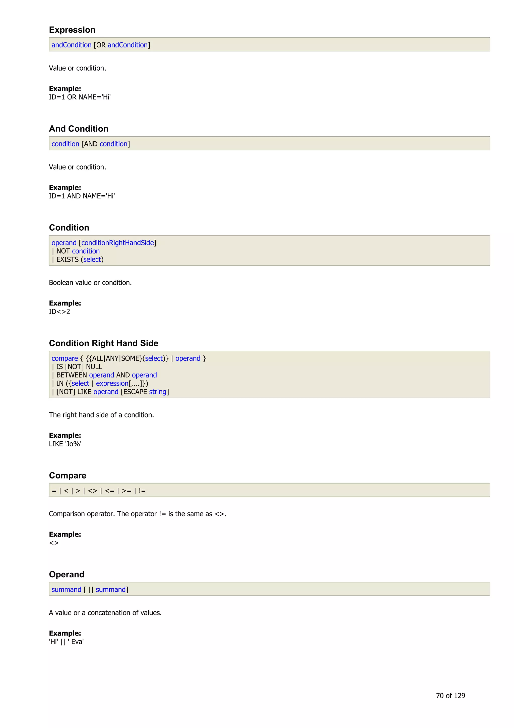 H2 Database New generation embeded database