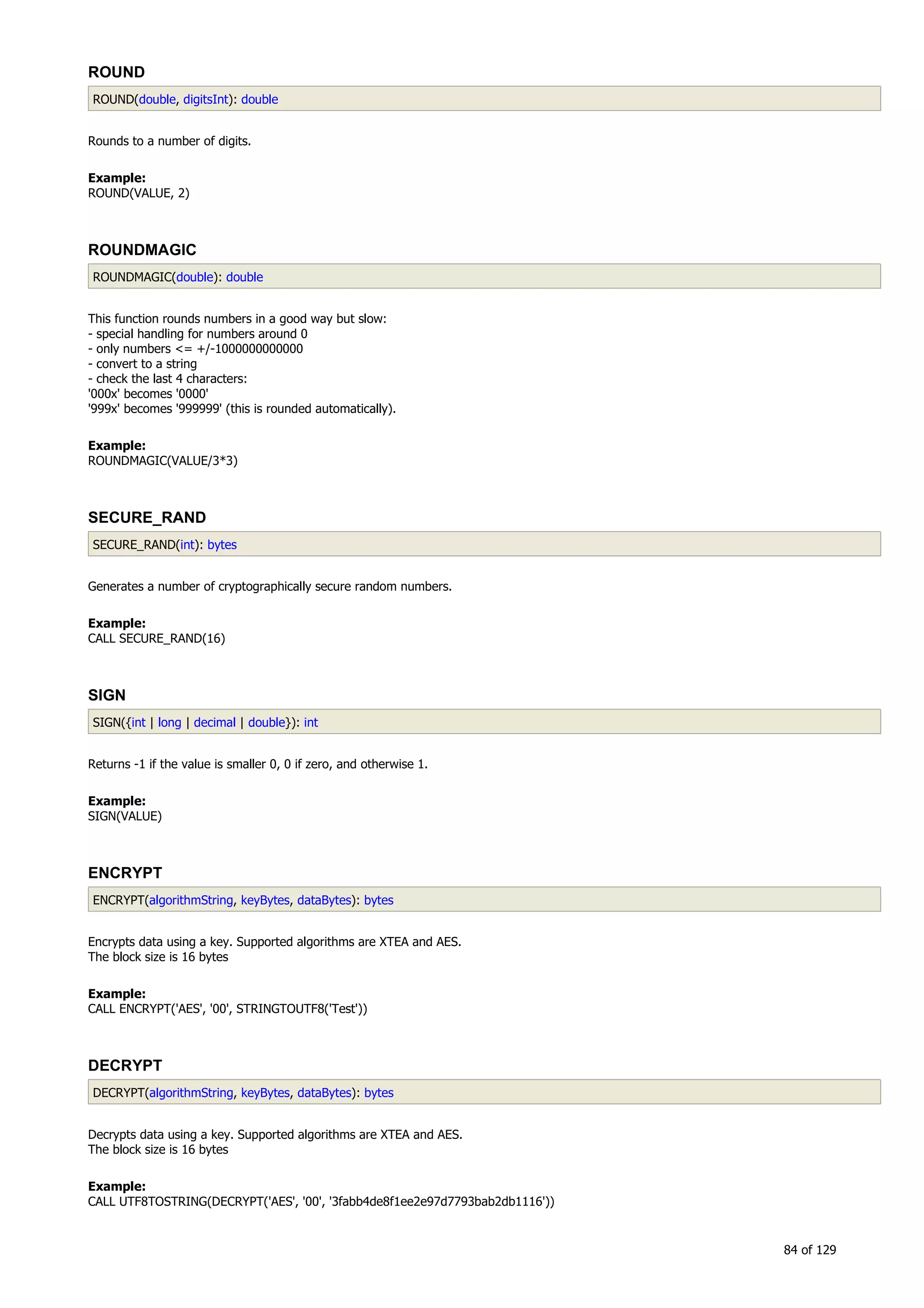 H2 Database New generation embeded database