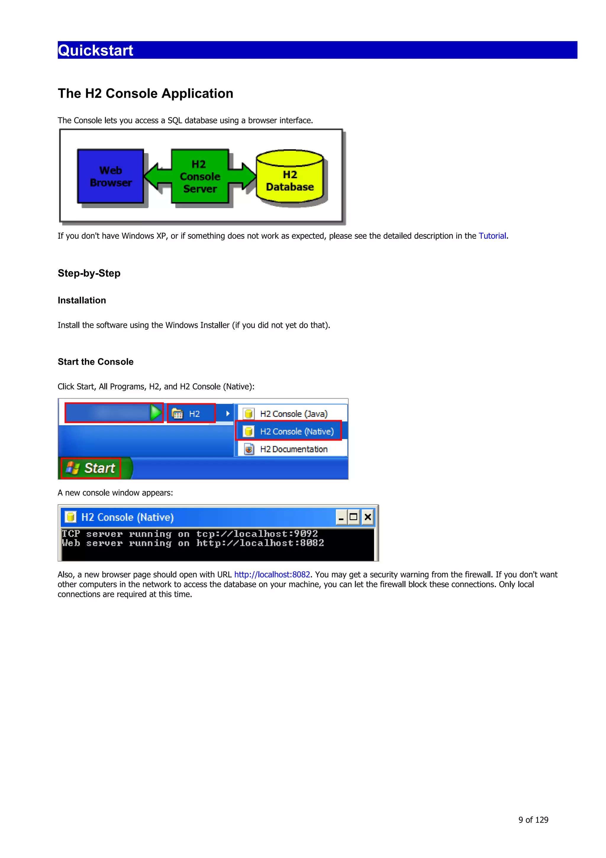 H2 Database New generation embeded database