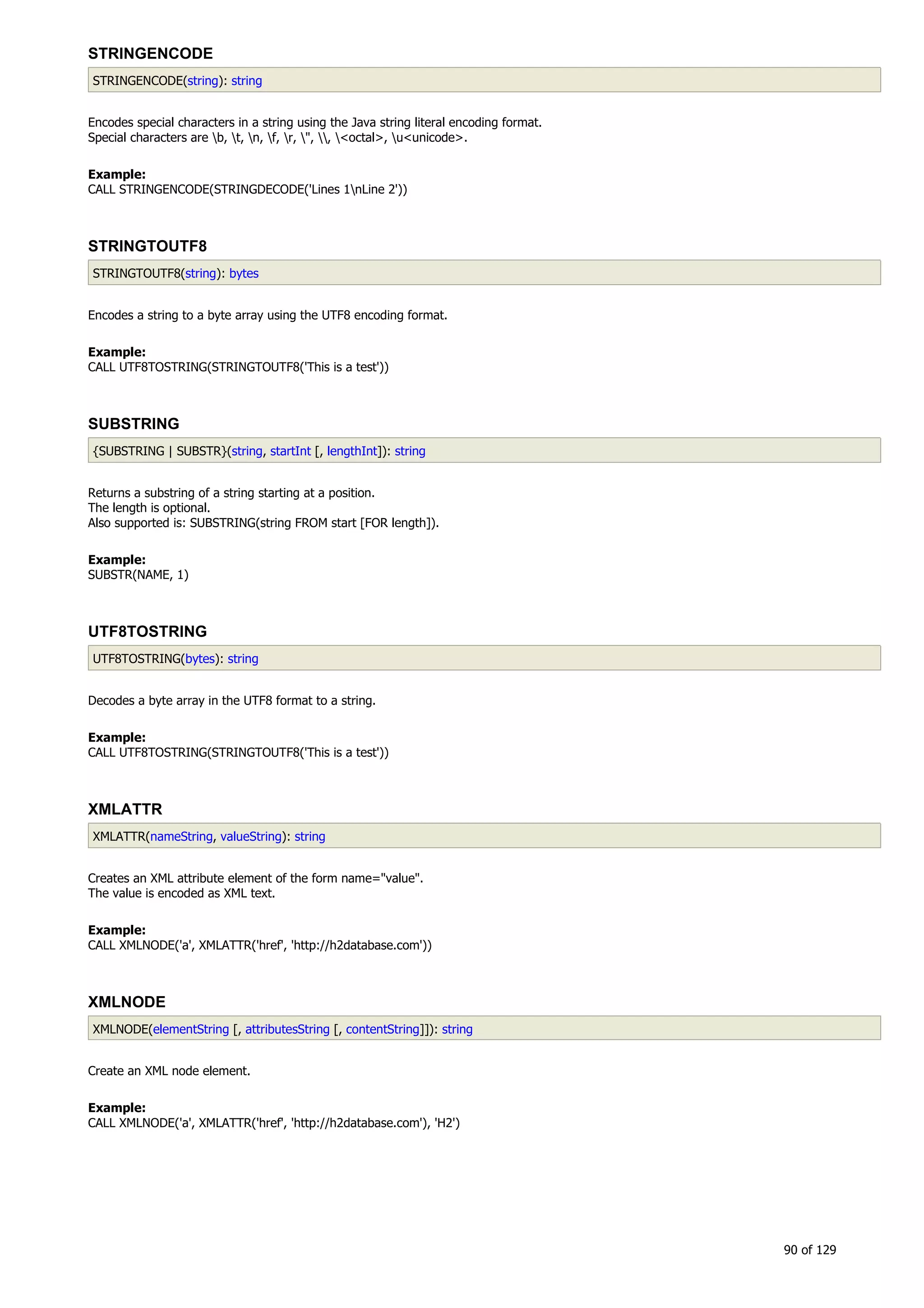 H2 Database New generation embeded database