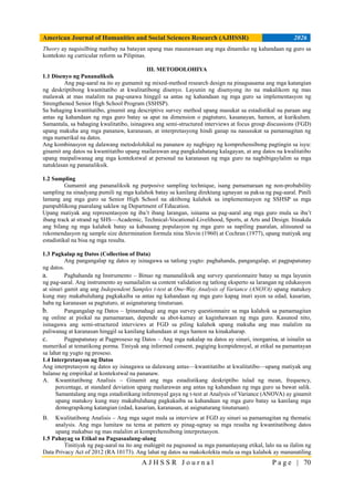 Kahandaan ng mga Guro sa Implementasyon ng Strengthened Senior High ...