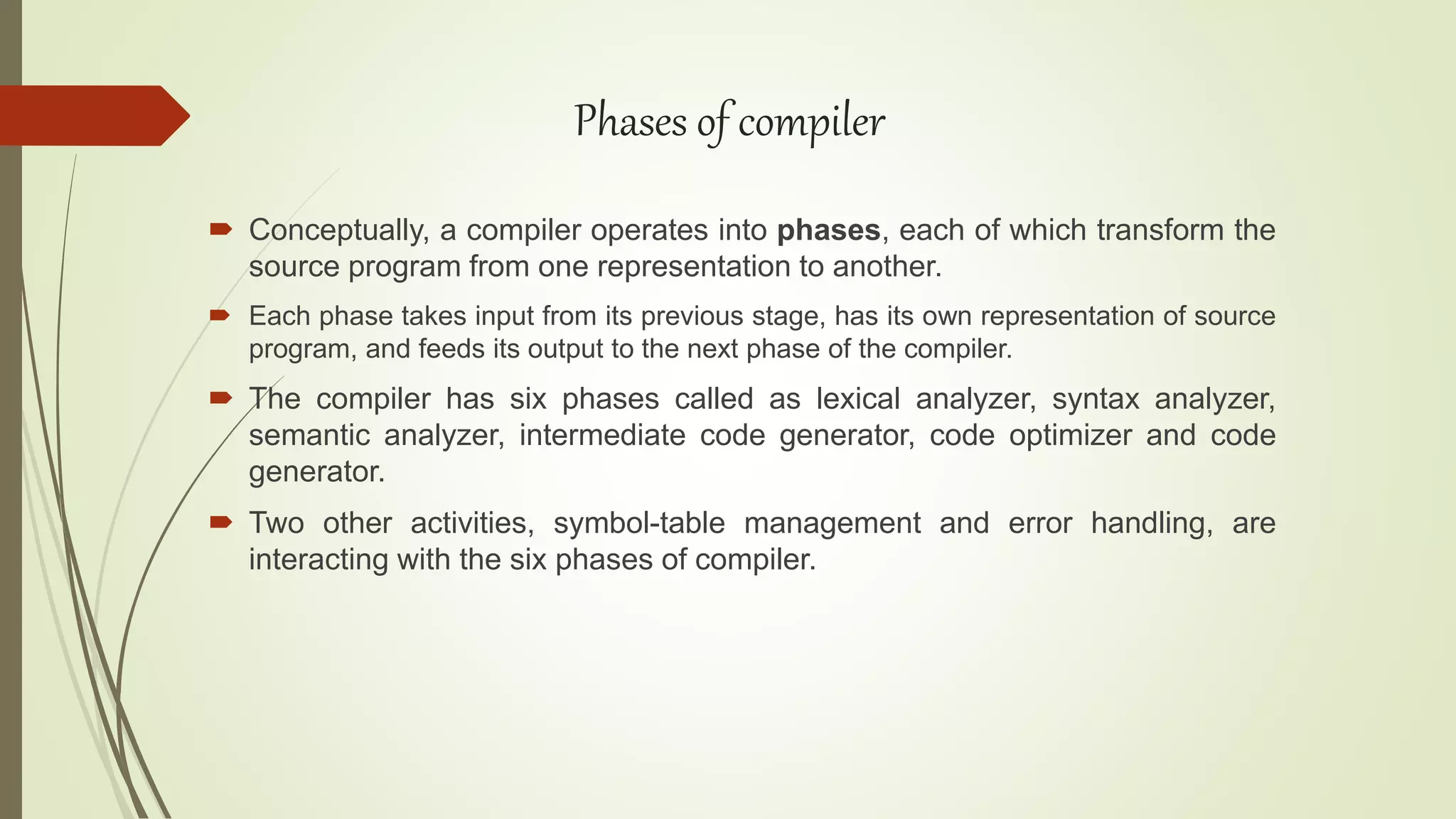 Phases of compiler | PPTX