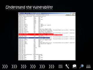 Understand the vulnerability
 