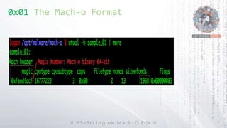 0x01 The Mach-o Format
 