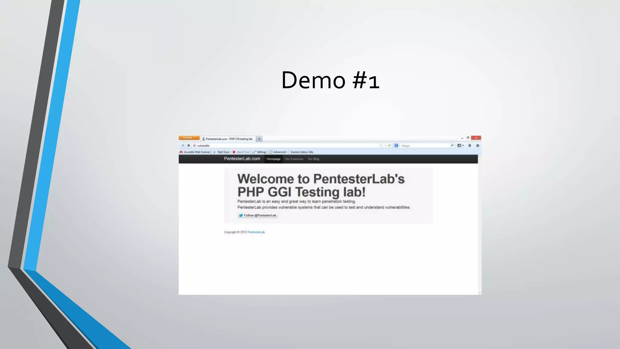 Demo #1 
 