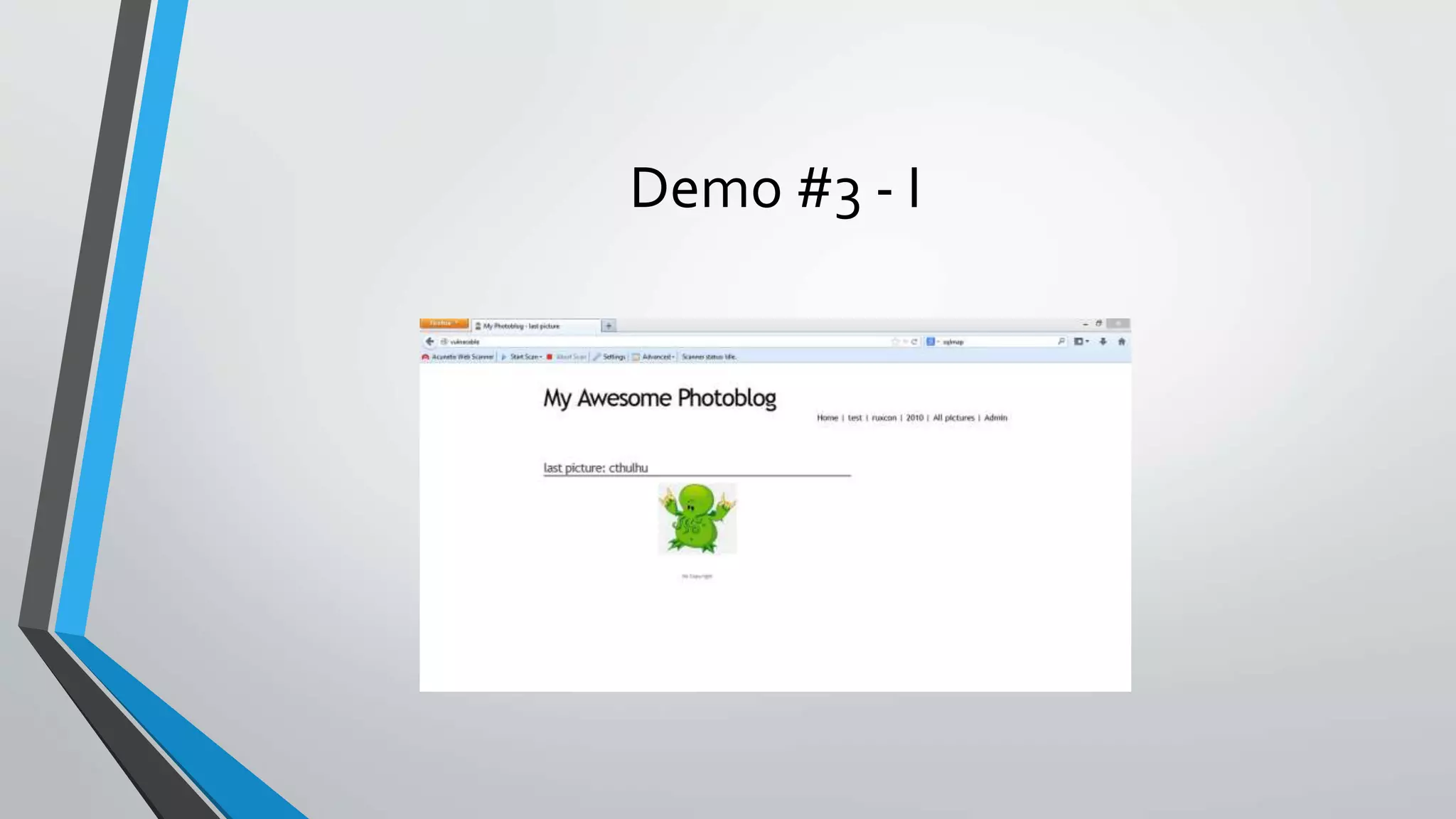 Demo #3 - I 
 