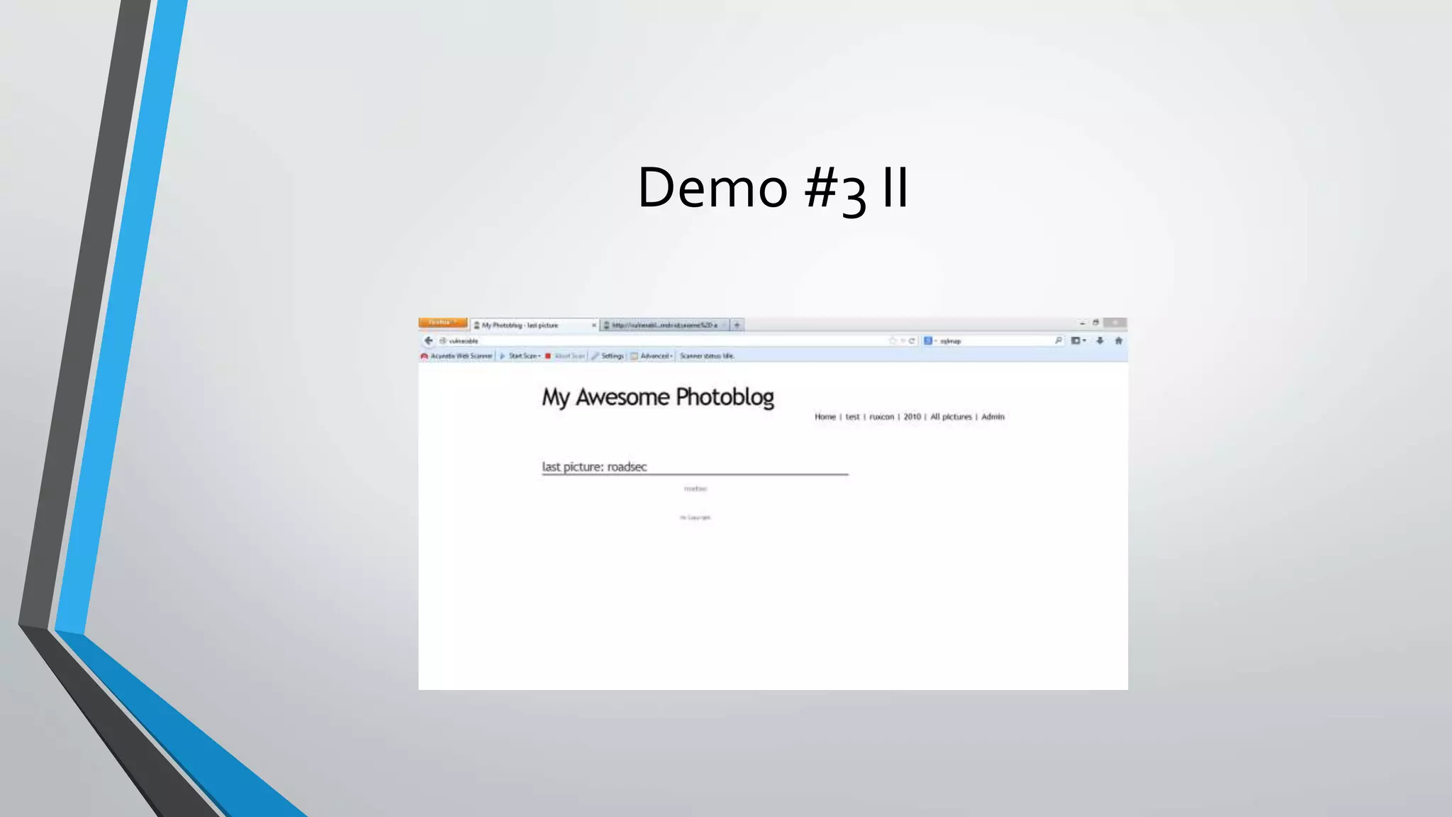 Demo #3 II 
 