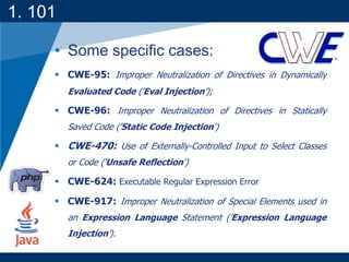 A little bit about code injection in WebApplication Frameworks (CVE ...