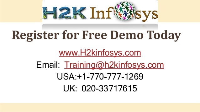 Business Analysis Training From H2k Infosys