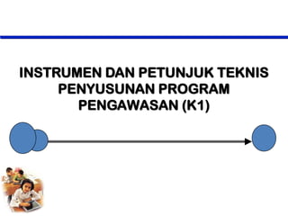 INSTRUMEN DAN PETUNJUK TEKNIS
     PENYUSUNAN PROGRAM
       PENGAWASAN (K1)
 