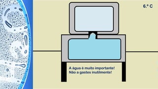 A água é muito importante!
Não a gastes inutilmente!
6.º C
 