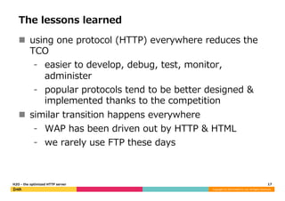 H2O - the optimized HTTP server | PDF