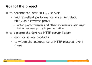 H2O - the optimized HTTP server | PDF