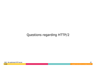 H2O - the optimized HTTP server | PDF