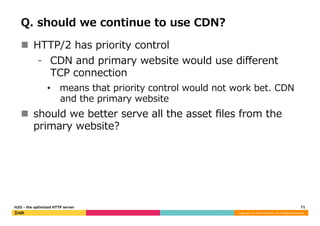 H2O - the optimized HTTP server | PDF