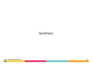 H2O - the optimized HTTP server | PDF