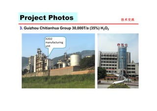H2o2 Manufacturing Hydrogen Peroxide Plant Project -EXPERSON | PDF
