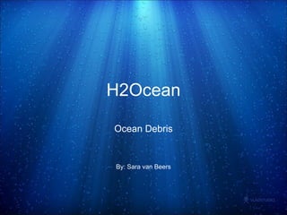 H2Ocean Ocean Debris By: Sara van Beers 