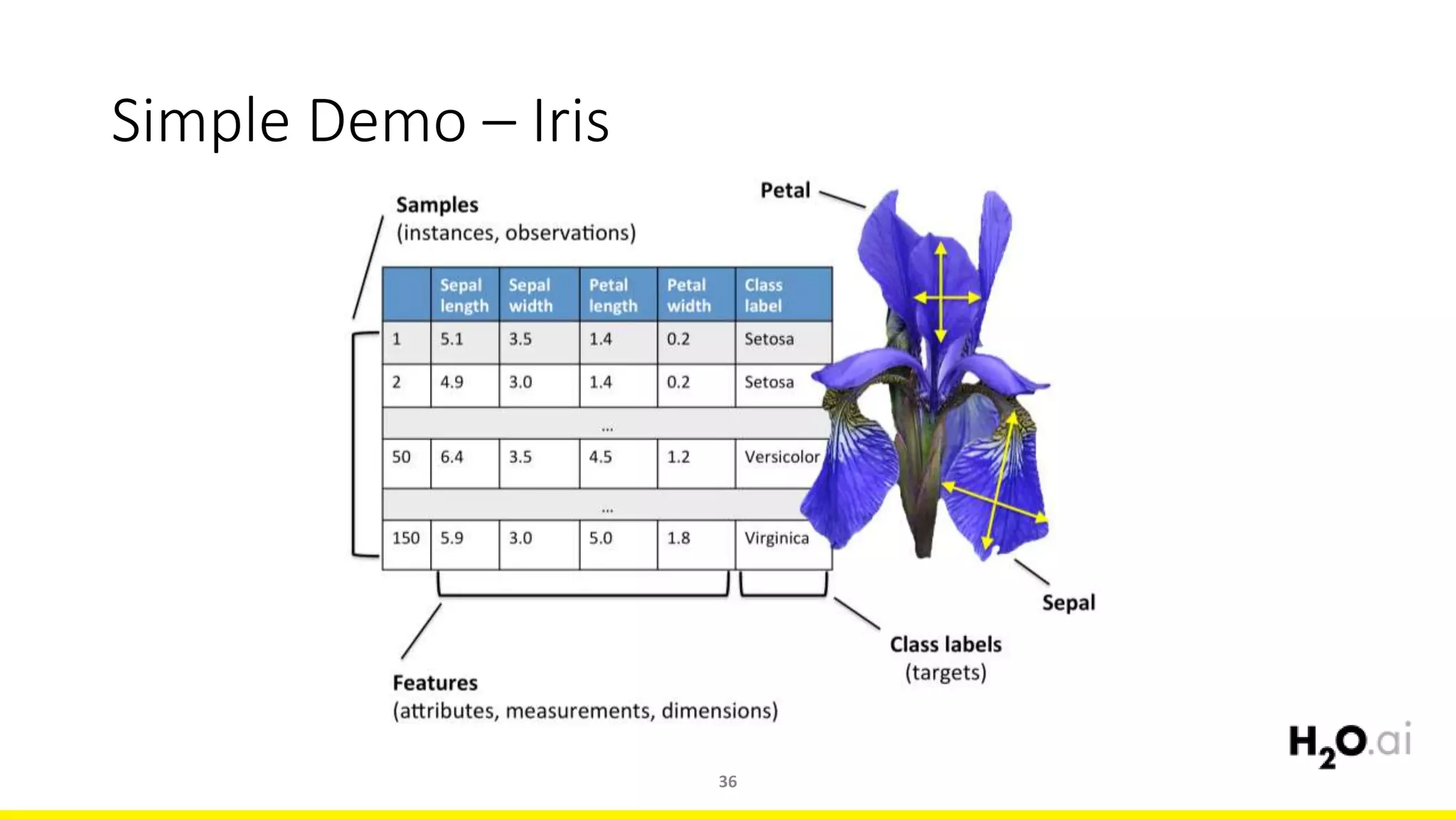 Simple Demo – Iris
36
 